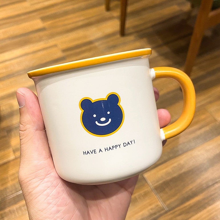 Cute Cartoon Children Bear Ceramic Mug