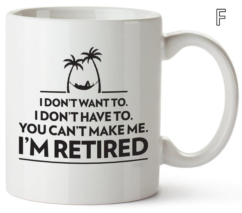 Retirement Schedule Cat Mug Retirement Ceramic Coffee Mark Water Cup