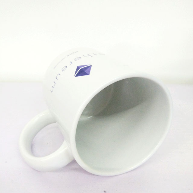 American Ceramic Spoon Mug With Lid Gift