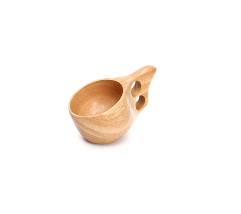 Portable Coffee Mug Wood Drinking Cup Juice Milk Cup