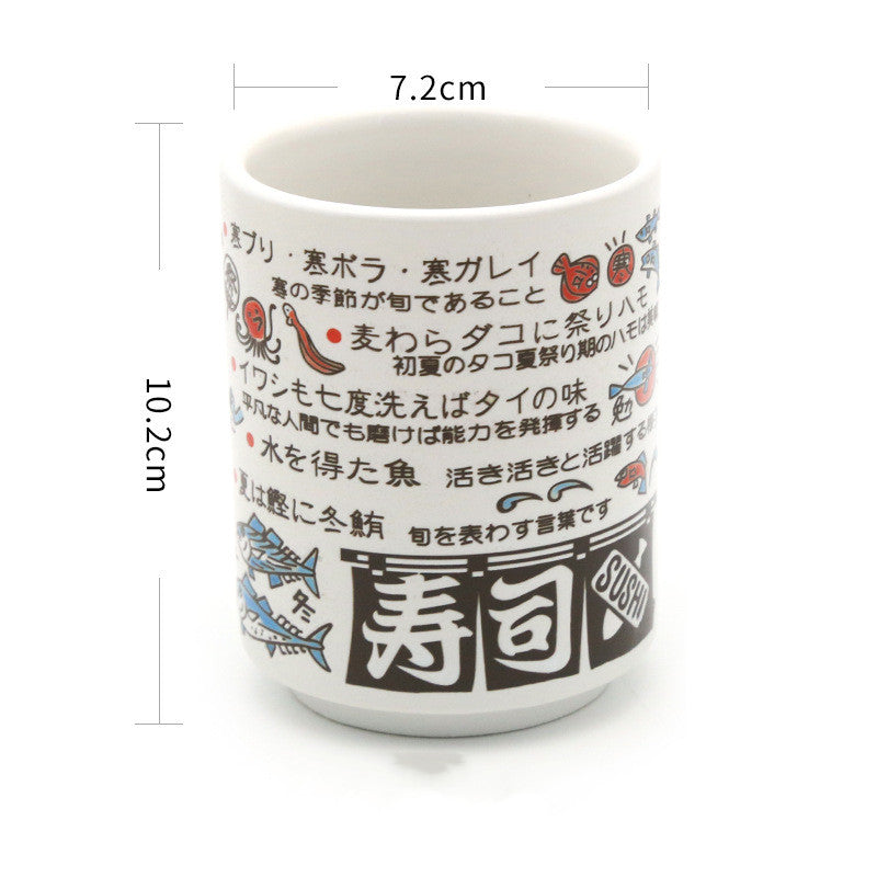Ceramic Mug Imported From Japan Japanese Style Home Office Tea Cup Single Cup Sushi Cup Soup Bowl