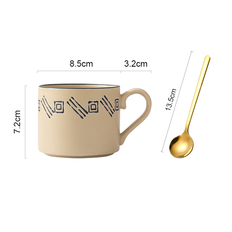 Japanese Retro Ceramic Mug Home Creative