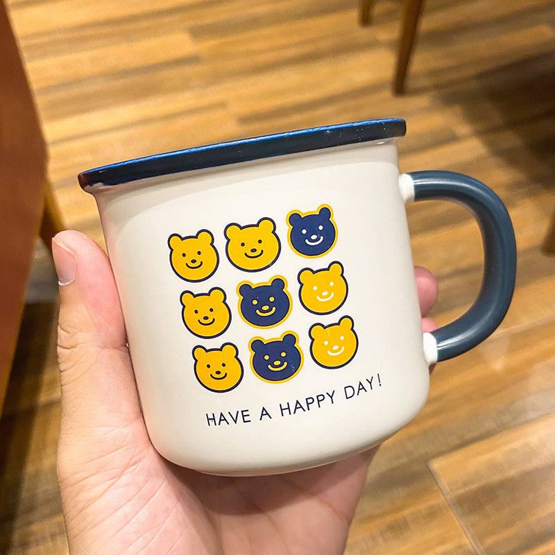 Cute Cartoon Children Bear Ceramic Mug