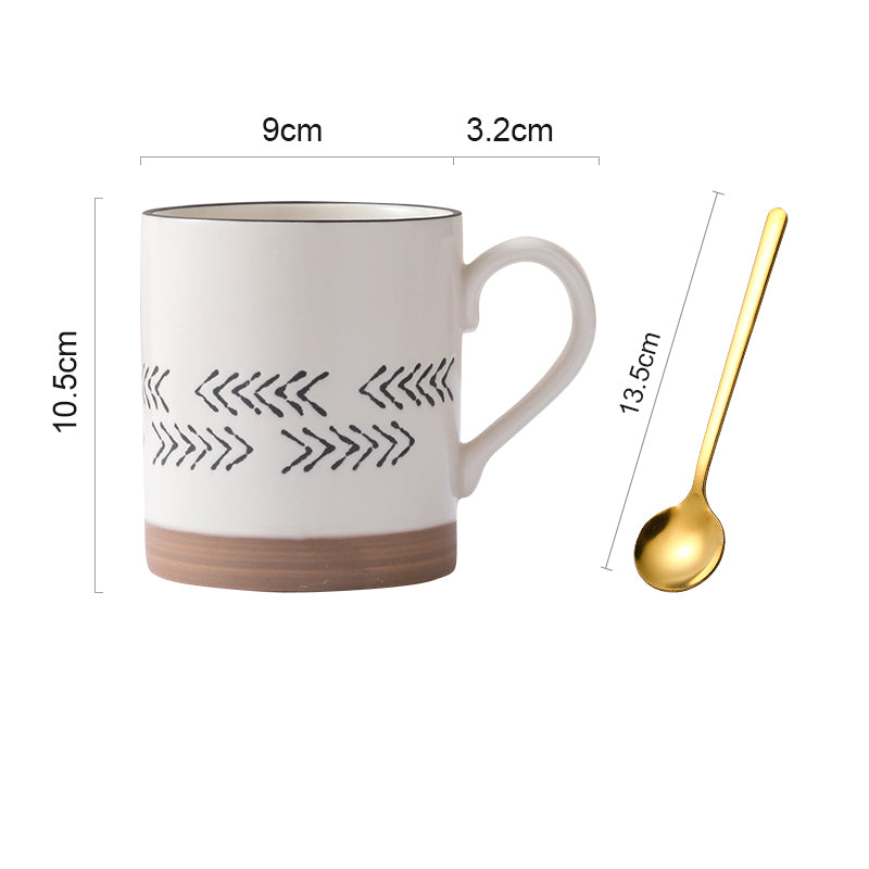 Japanese Retro Ceramic Mug Home Creative