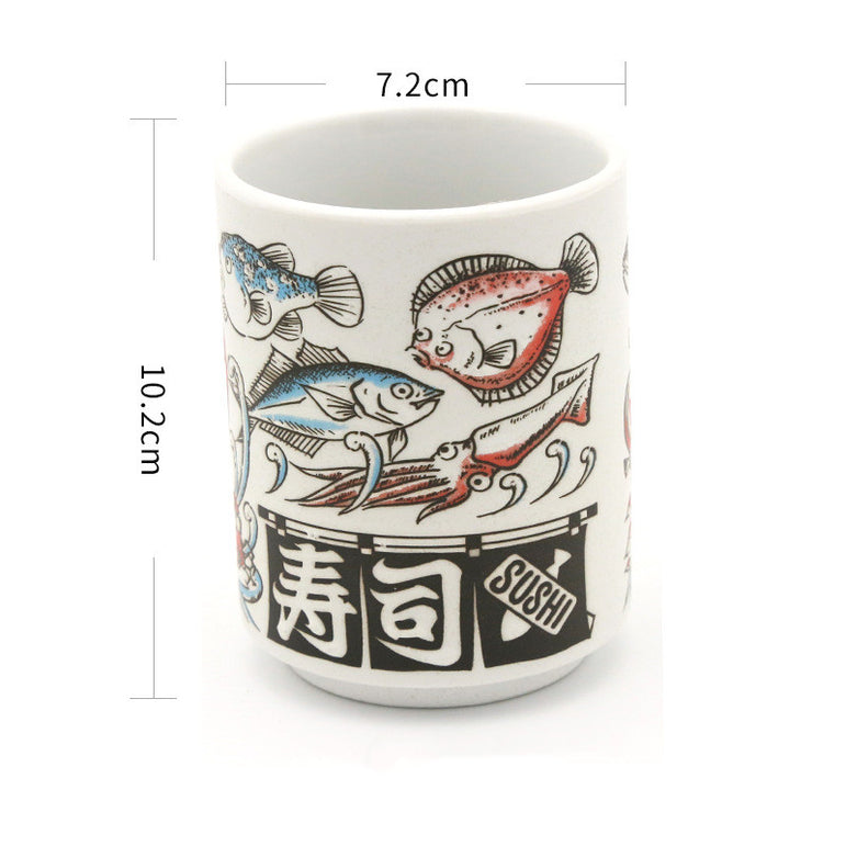 Ceramic Mug Imported From Japan Japanese Style Home Office Tea Cup Single Cup Sushi Cup Soup Bowl