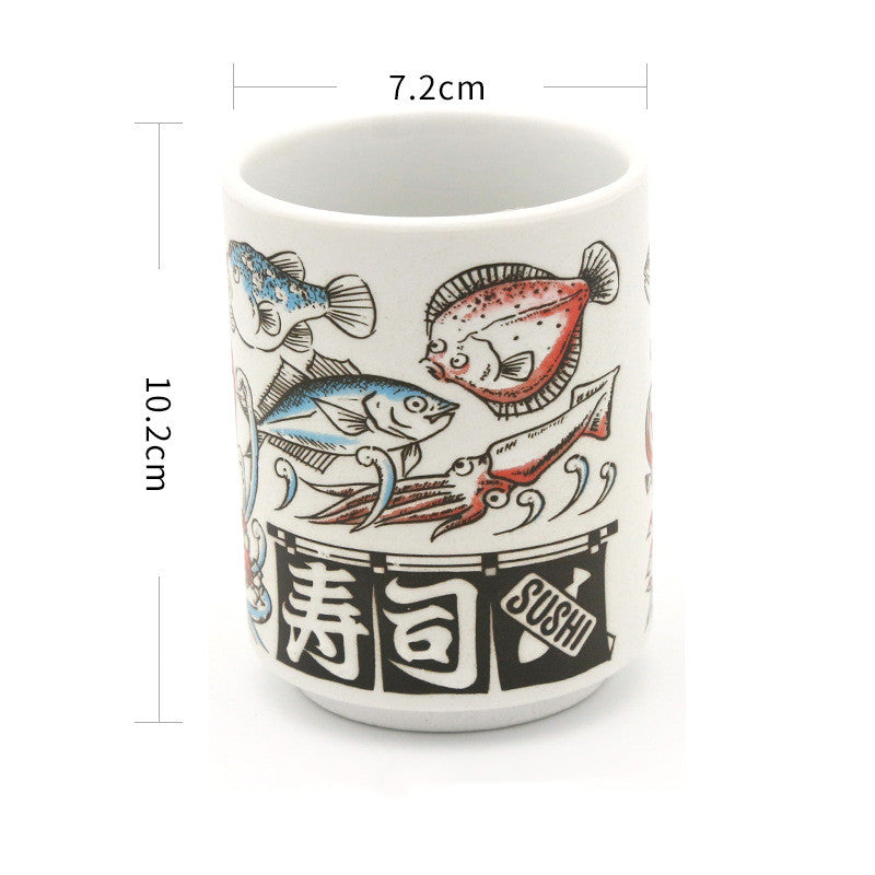 Ceramic Mug Imported From Japan Japanese Style Home Office Tea Cup Single Cup Sushi Cup Soup Bowl