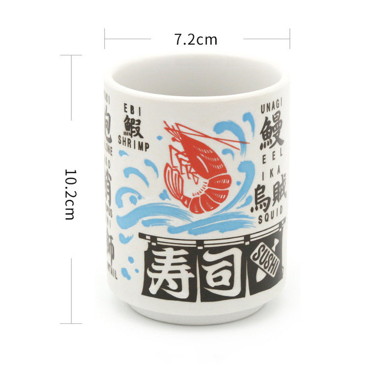 Ceramic Mug Imported From Japan Japanese Style Home Office Tea Cup Single Cup Sushi Cup Soup Bowl