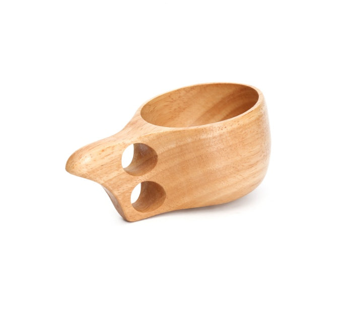 Portable Coffee Mug Wood Drinking Cup Juice Milk Cup