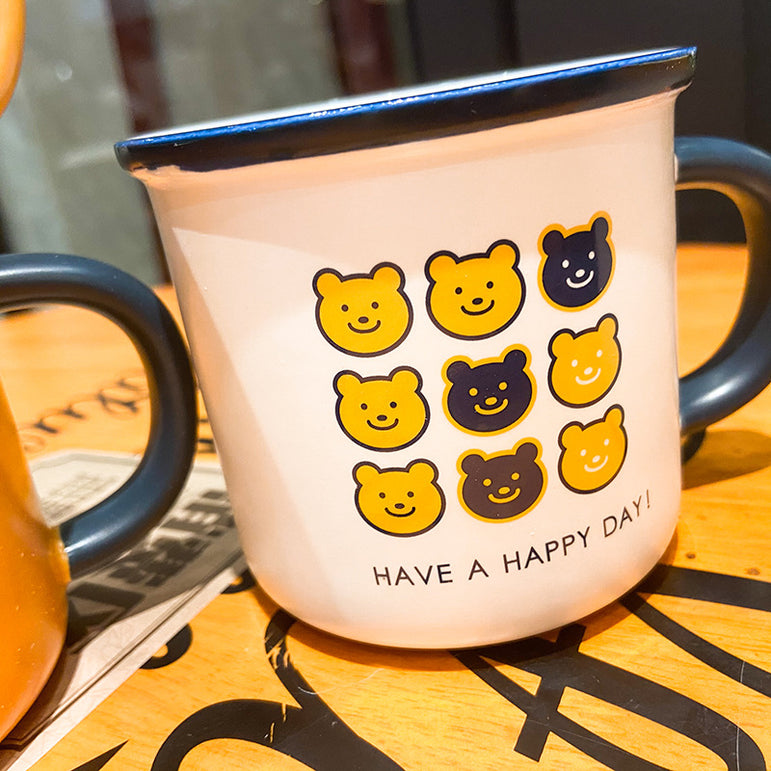 Cute Cartoon Children Bear Ceramic Mug