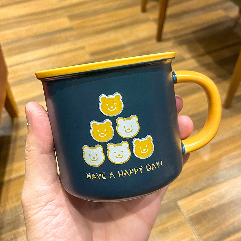 Cute Cartoon Children Bear Ceramic Mug