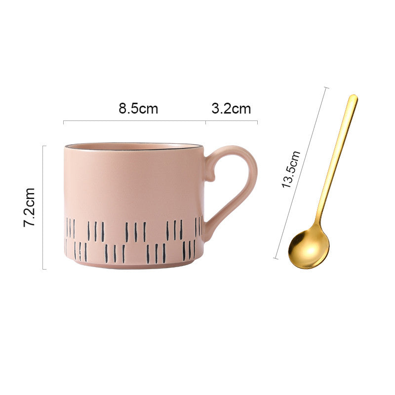 Japanese Retro Ceramic Mug Home Creative