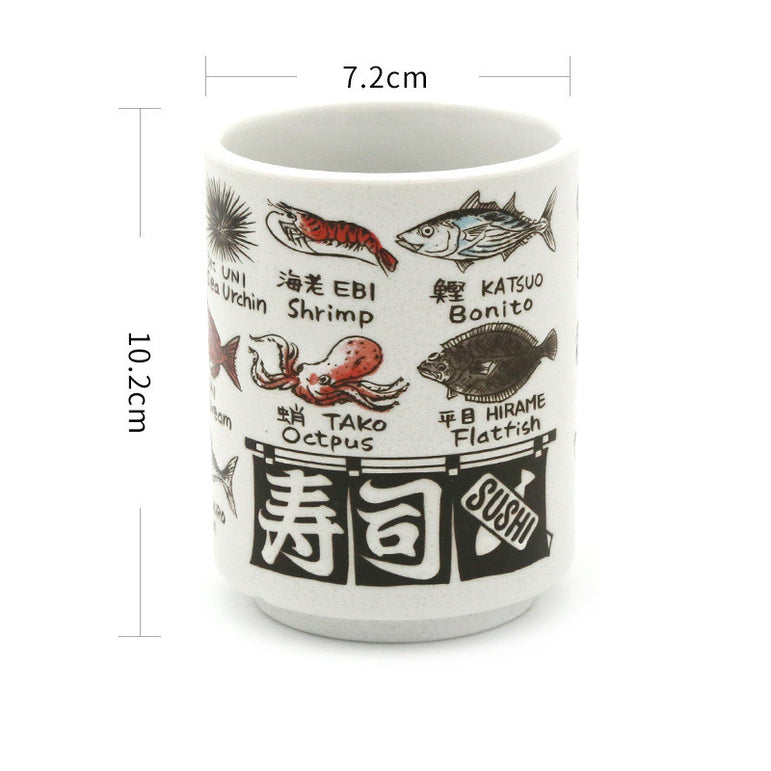 Ceramic Mug Imported From Japan Japanese Style Home Office Tea Cup Single Cup Sushi Cup Soup Bowl