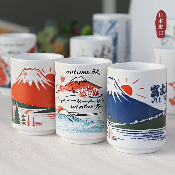 Ceramic Mug Imported From Japan Japanese Style Home Office Tea Cup Single Cup Sushi Cup Soup Bowl