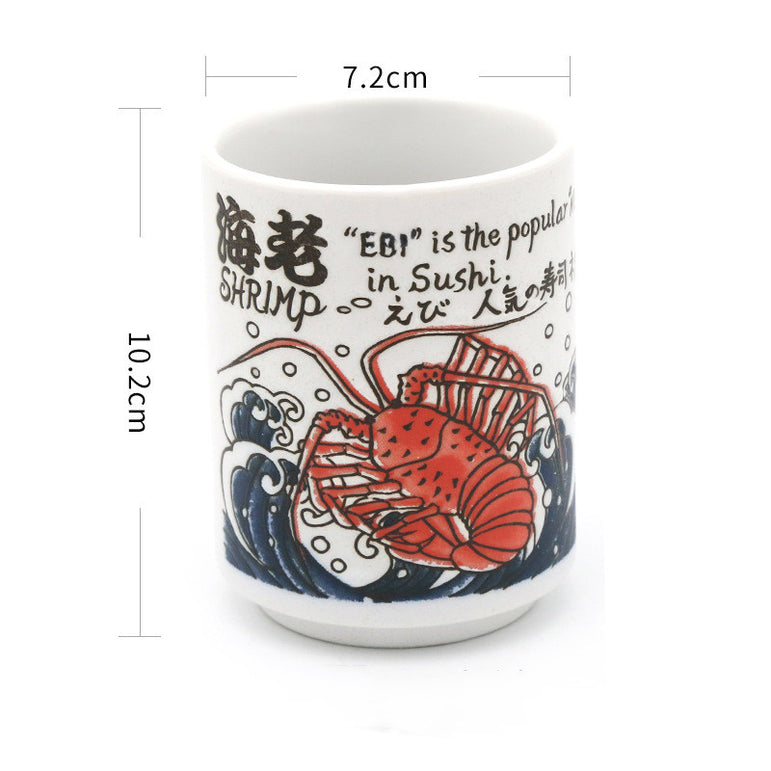 Ceramic Mug Imported From Japan Japanese Style Home Office Tea Cup Single Cup Sushi Cup Soup Bowl