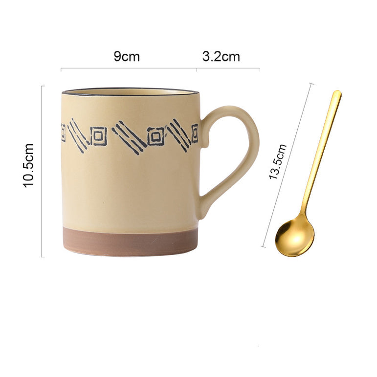 Japanese Retro Ceramic Mug Home Creative