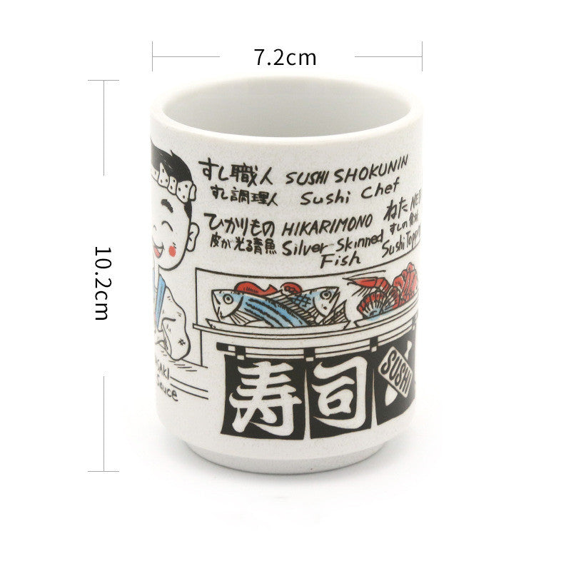Ceramic Mug Imported From Japan Japanese Style Home Office Tea Cup Single Cup Sushi Cup Soup Bowl